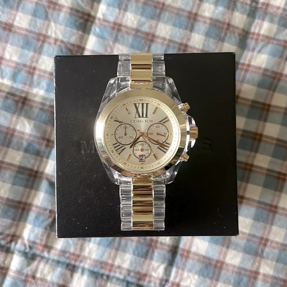 MICHAEL KORS Audrina Clear Acetate Watch - Picture 3 of 3